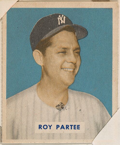 Roy Partee, part of the 1949 Bowman Baseball series (R406-2) issued by Bowman Gum Company., Bowman Gum Company, Commercial color lithograph 