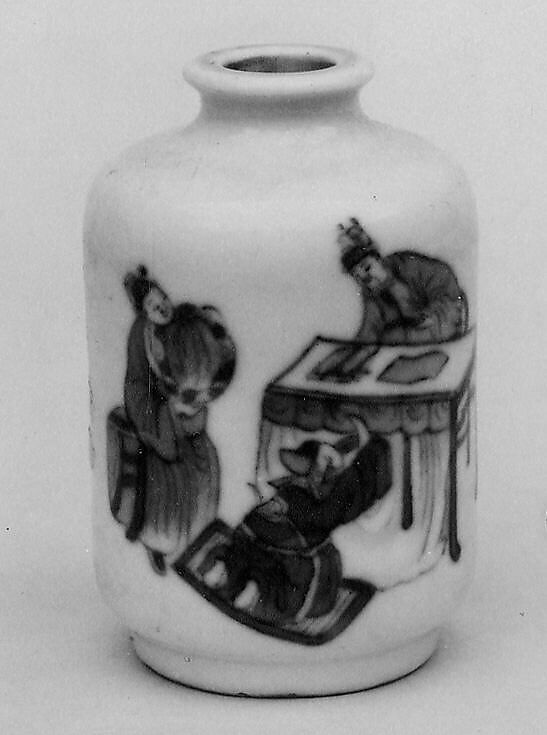 Snuff Bottle, Porcelain, China 