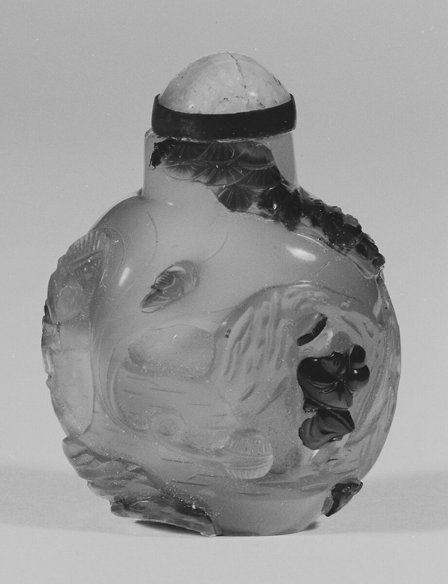 Snuff Bottle, Agate, China 