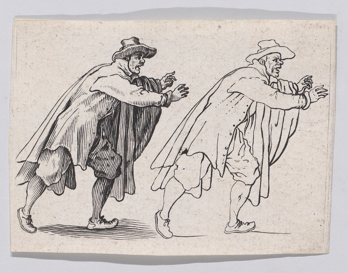 Copy of L'Homme Qui Court (The Running Man), from "Les Caprices" Series B, The Nancy Set, Anonymous, Etching