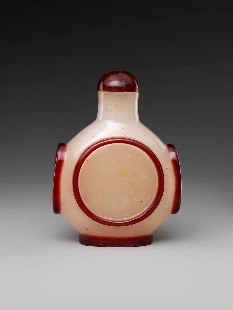 Snuff bottle, Glass, China