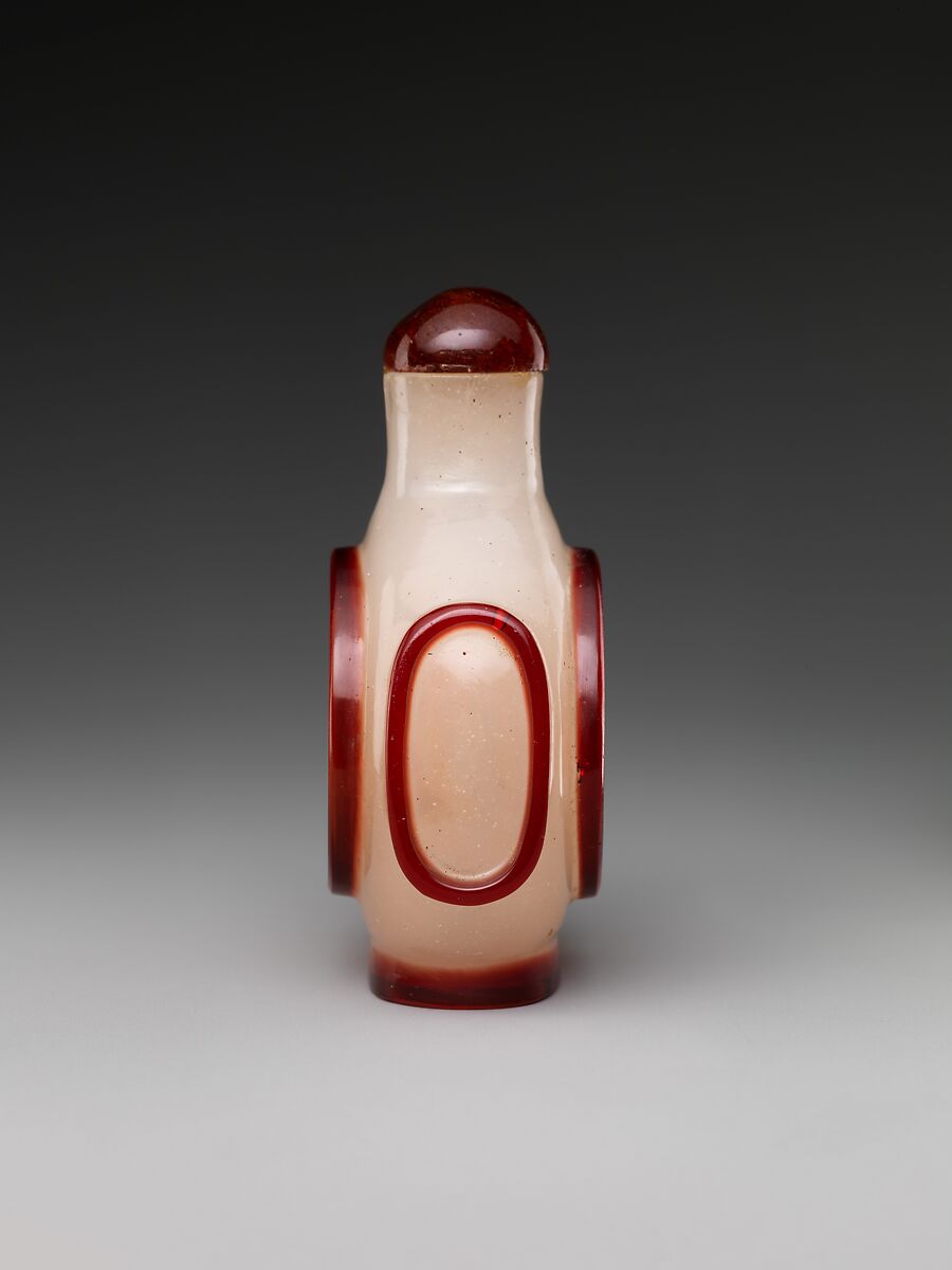 Snuff bottle, Glass, China
