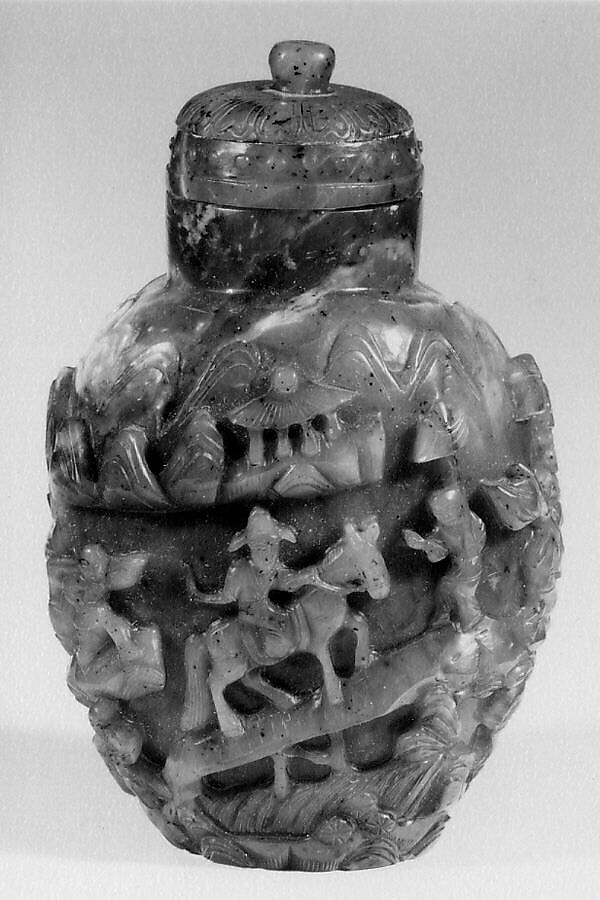 Snuff Bottle, Nephrite, China 