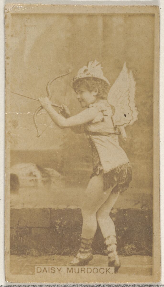 Daisy Murdoch, from the Actors and Actresses series (N45, Type 8) for Virginia Brights Cigarettes, Issued by Allen &amp; Ginter (American, Richmond, Virginia), Albumen photograph 