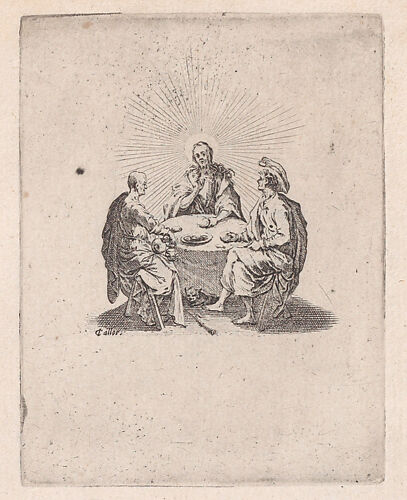 Le Souper d'Emmaüs appelé aussi Les Disciples d'Emmaüs (The Supper at Emmaus, also called the Disciples of Emmaus), from Les Quatre Banquets (The Four Feasts)