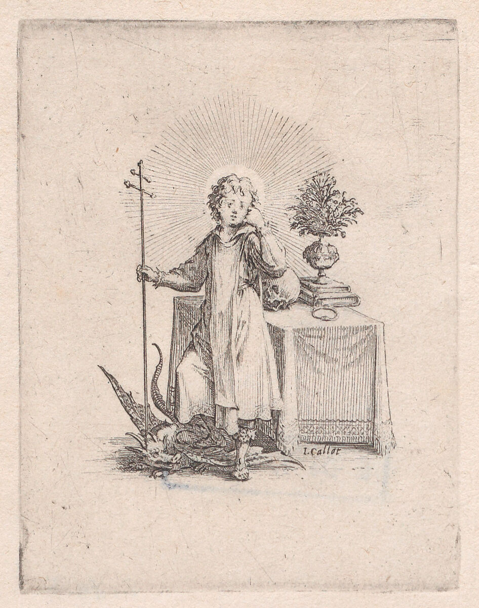 Le Petit Enfant Jésus (The Christ Child), Jacques Callot (French, Nancy 1592–1635 Nancy), Etching; second state of two (Lieure) 