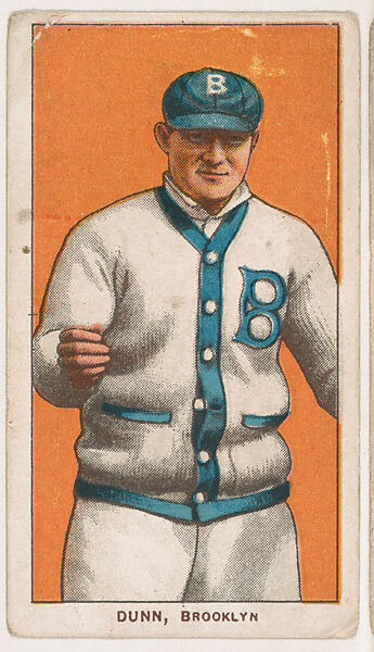 Joe Dunn, Brooklyn, from Coupon Cigarettes Baseball Issue, 1910, Coupon Cigarettes, Commercial color lithograph 