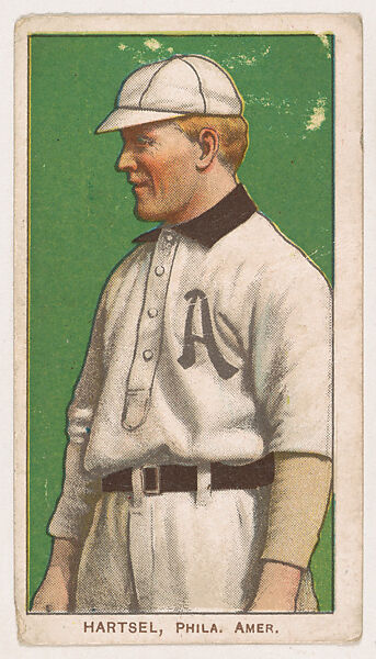 Topsy Hartsel, Philadelphia, from Coupon Cigarettes Baseball Issue, 1910, Coupon Cigarettes, Commercial color lithograph 