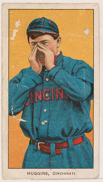 Miller Huggins, Cincinnati, from Coupon Cigarettes Baseball Issue, 1910, Coupon Cigarettes, Commercial color lithograph 