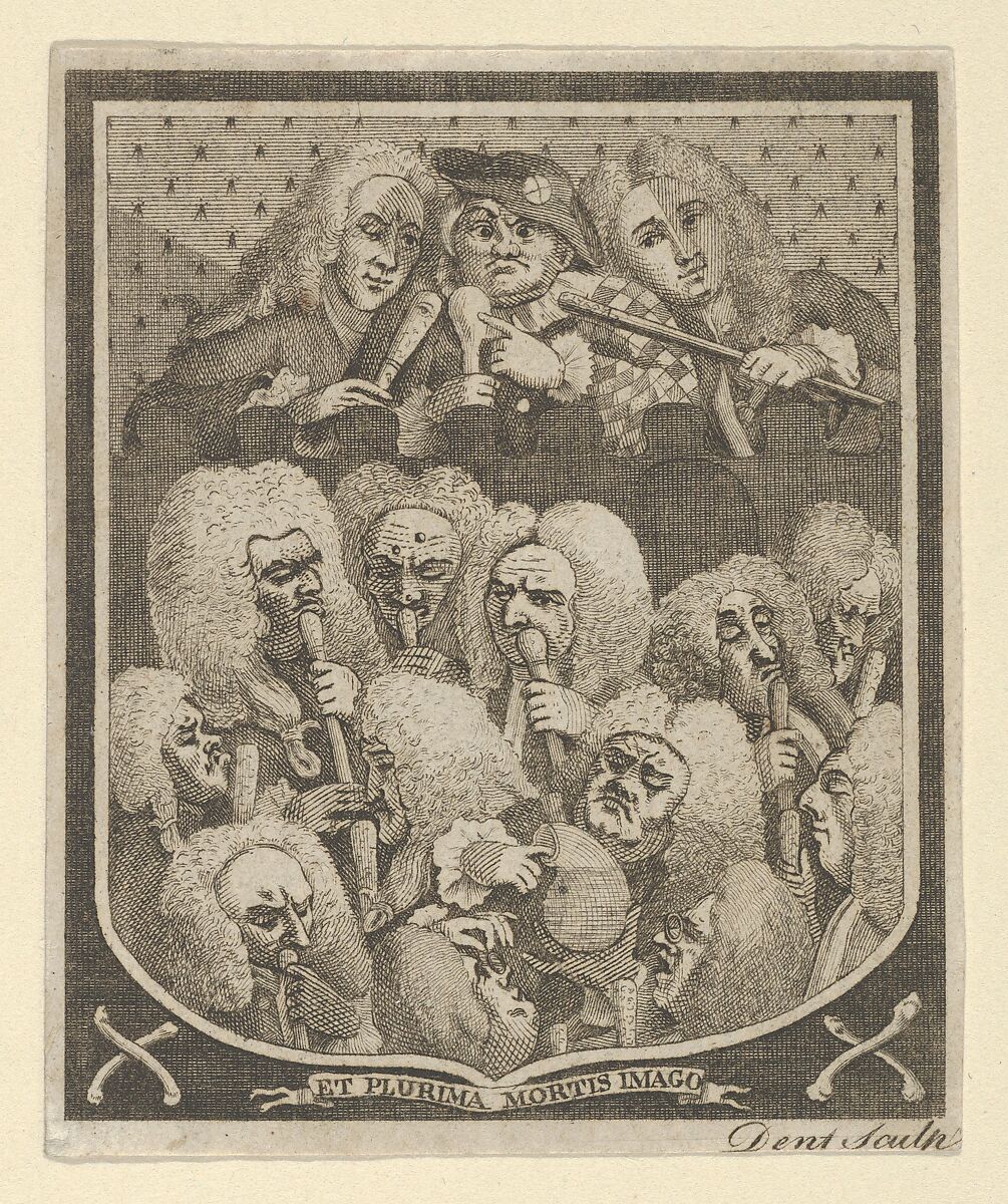 The Company of Undertakers, Dent (British, active ca. 1800), Engraving 