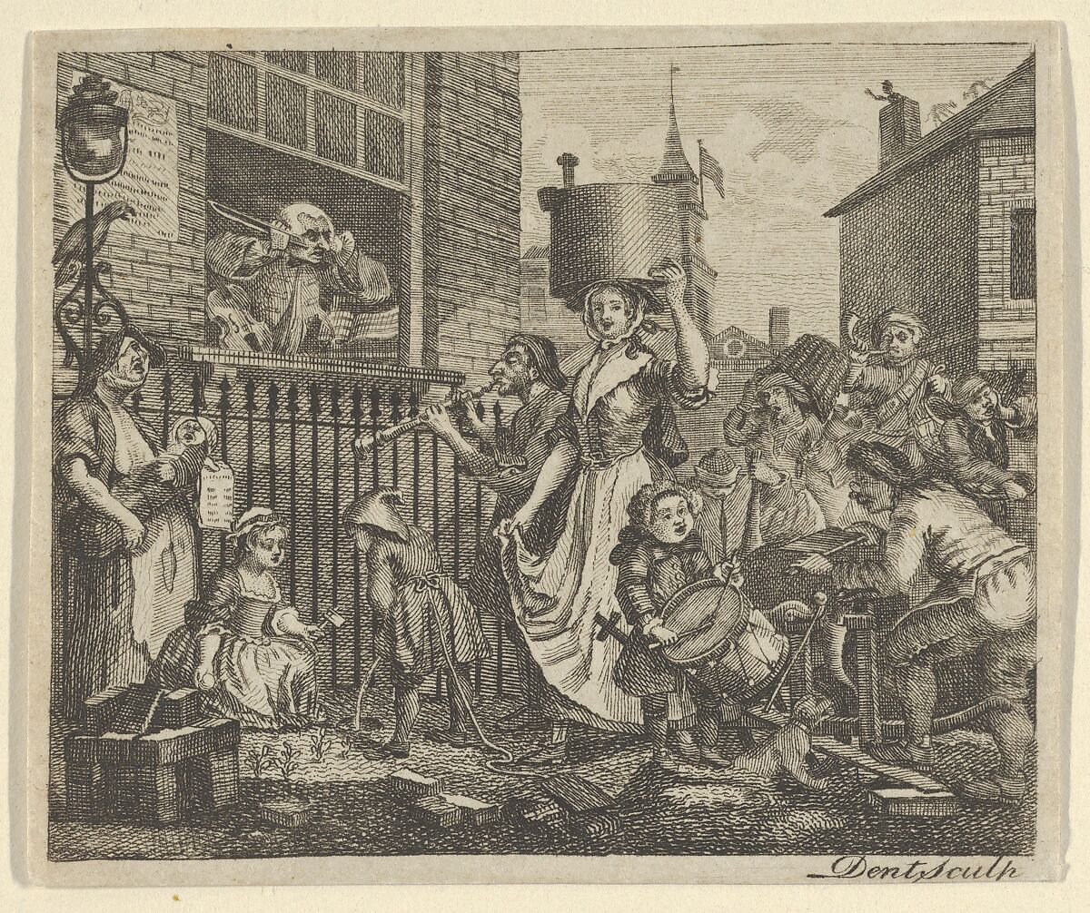 The Enraged Musician, Dent (British, active ca. 1800), Engraving 