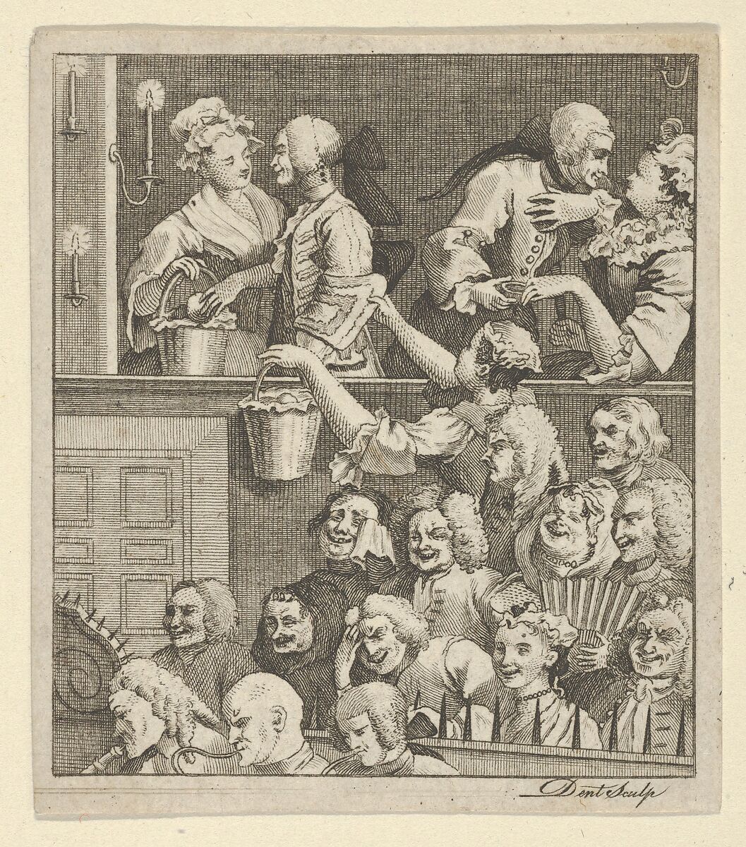 The Laughing Audience, Dent (British, active ca. 1800), Engraving 