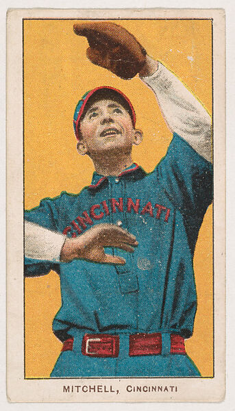 Mike Mitchell, Cincinnati, from Coupon Cigarettes Baseball Issue, 1910, Coupon Cigarettes, Commercial color lithograph 