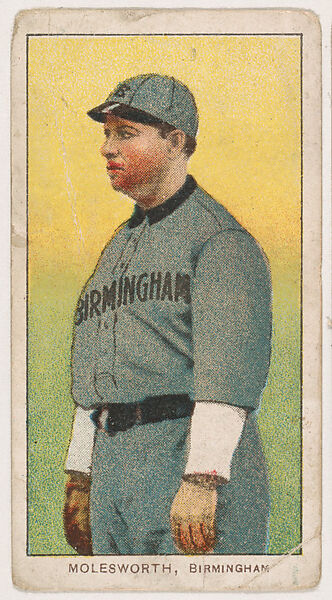 Carlton Molesworth, Birmingham, from Coupon Cigarettes Baseball Issue, 1910, Coupon Cigarettes, Commercial color lithograph 