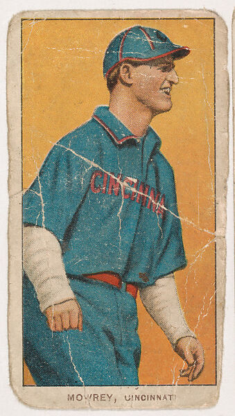 Mike Mowrey, Cincinnati, from Coupon Cigarettes Baseball Issue, 1910, Coupon Cigarettes, Commercial color lithograph 