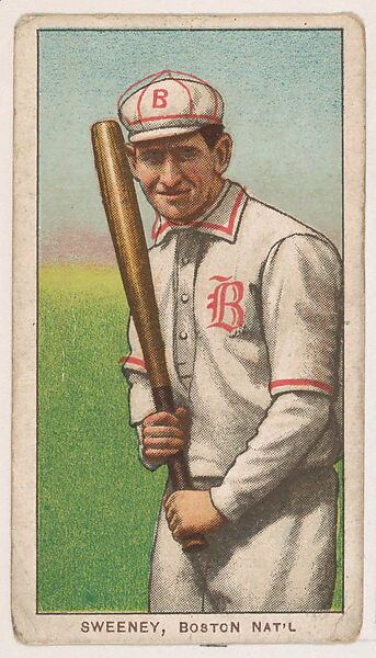 Bill Sweeney, Boston, from Coupon Cigarettes Baseball Issue, 1910, Coupon Cigarettes, Commercial color lithograph 