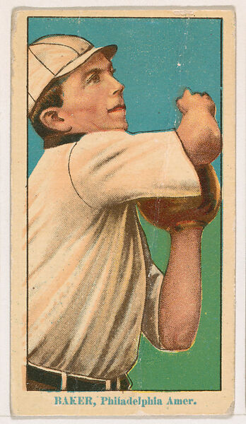 John "Home Run" Baker, American, from Coupon Cigarettes Baseball Issue, 1914-1916, Coupon Cigarettes, Commercial color lithograph 