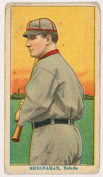 Roger Bresnahan, Toledo, from Coupon Cigarettes Baseball Issue, 1914-1916, Coupon Cigarettes, Commercial color lithograph 