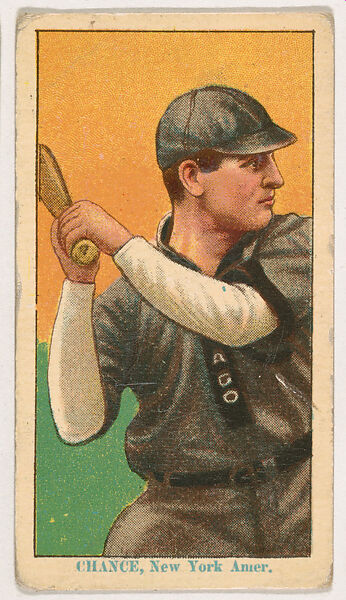 Frank Chance, New York, from Coupon Cigarettes Baseball Issue, 1914-1916, Coupon Cigarettes, Commercial color lithograph 