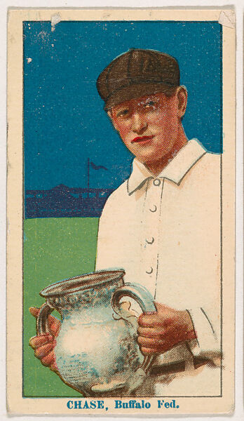 Hal Chase, Buffalo, from Coupon Cigarettes Baseball Issue, 1914-1916, Coupon Cigarettes, Commercial color lithograph 