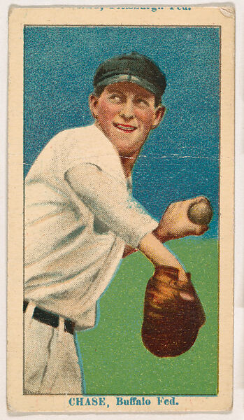 Hal Chase, Buffalo, from Coupon Cigarettes Baseball Issue, 1914-1916, Coupon Cigarettes, Commercial color lithograph 