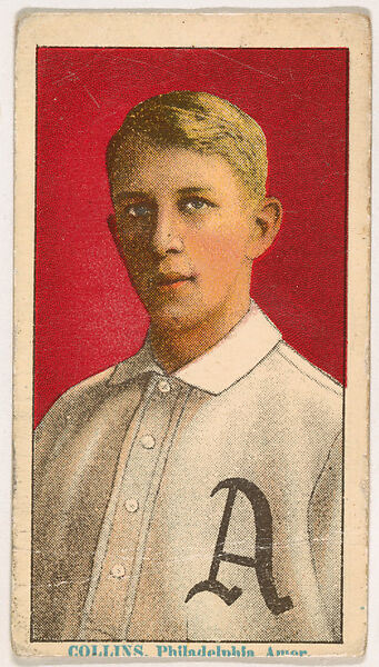 Eddie Collins, Philadelphia, from Coupon Cigarettes Baseball Issue, 1914-1916, Coupon Cigarettes, Commercial color lithograph 