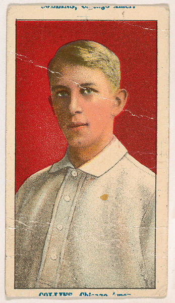 Eddie Collins, Chicago, from Coupon Cigarettes Baseball Issue, 1914-1916, Coupon Cigarettes, Commercial color lithograph 