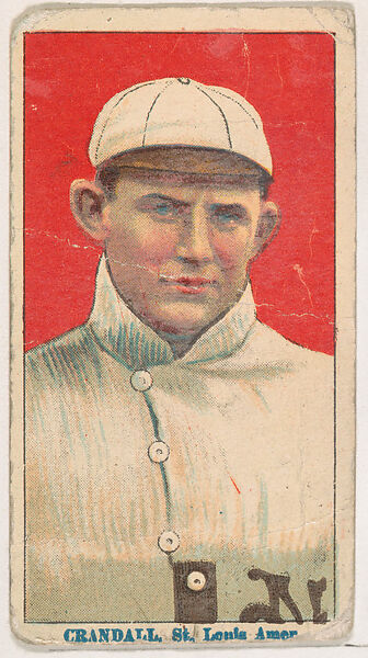 Doc Crandall, St. Louis, from Coupon Cigarettes Baseball Issue, 1914-1916, Coupon Cigarettes, Commercial color lithograph 