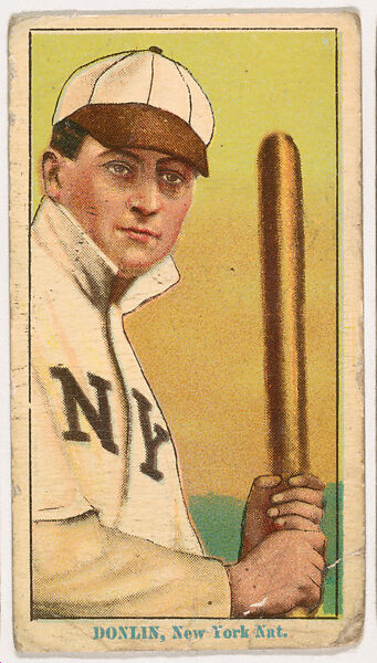 Mike Donlin, New York, from Coupon Cigarettes Baseball Issue, 1914-1916, Coupon Cigarettes, Commercial color lithograph 