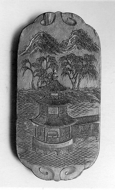 The Tower Surrounded by Green, Workshop of Jian Guzhai (Chinese,), Ink, China