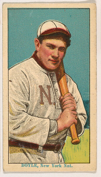 Larry Doyle, New York, from Coupon Cigarettes Baseball Issue, 1914-1916, Coupon Cigarettes, Commercial color lithograph 