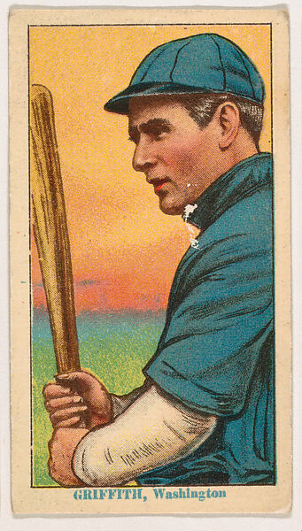 Clark Griffith, Washignton, from Coupon Cigarettes Baseball Issue, 1914-1916, Coupon Cigarettes, Commercial color lithograph 