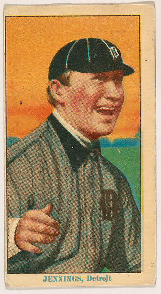 Hughie Jennings, Detroit, from Coupon Cigarettes Baseball Issue, 1914-1916, Coupon Cigarettes, Commercial color lithograph 