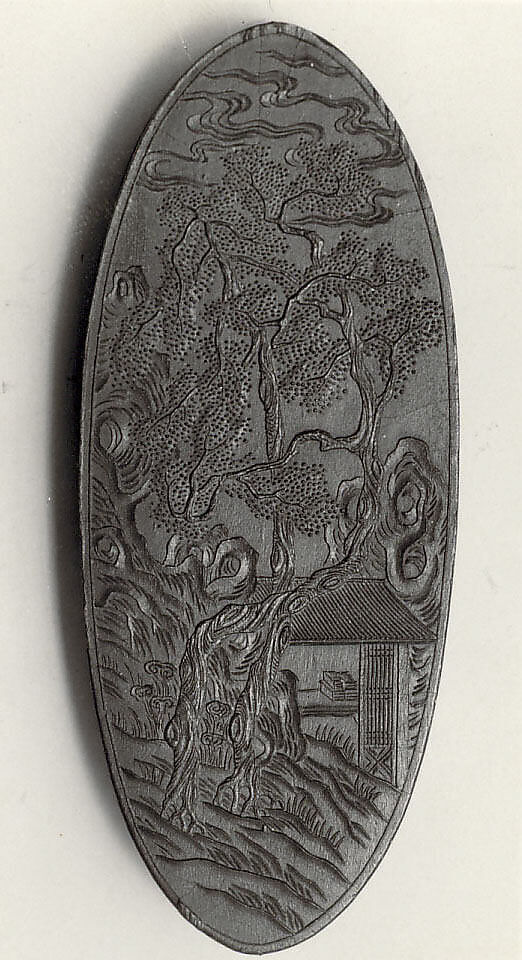 The Green Cloud Studio, Workshop of Jian Guzhai (Chinese,), Black ink, China