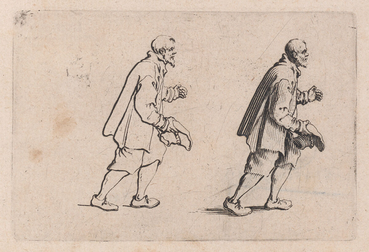 Le Paysan qui Salue (The Peasant who Bows), from "Les Caprices" Series B, The Nancy Set, Jacques Callot (French, Nancy 1592–1635 Nancy), Etching; first state of two (Lieure) 