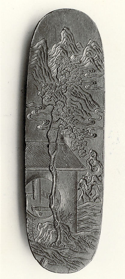 The Harp Virtue Chamber, Workshop of Jian Guzhai (Chinese,), Black ink, China