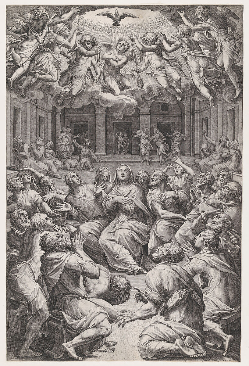 Cornelis Cort | The Pentecost | The Metropolitan Museum of Art