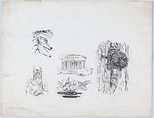 Trial proof of vignettes for the book "The Life of Saint Monica", Pierre Bonnard (French, Fontenay-aux-Roses 1867–1947 Le Cannet), Lithograph; trial proof 