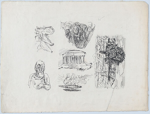 Trial proof of vignettes for the book "The Life of Saint Monica", Pierre Bonnard (French, Fontenay-aux-Roses 1867–1947 Le Cannet), Lithograph with graphite; trial proof 