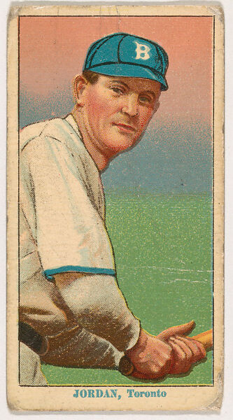Tim Jordan, Toronto, from Coupon Cigarettes Baseball Issue, 1914-1916, Coupon Cigarettes, Commercial color lithograph 