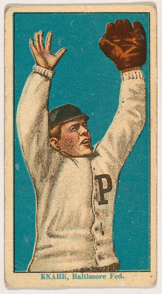 Otto Knabe, Baltimore, from Coupon Cigarettes Baseball Issue, 1914-1916, Coupon Cigarettes, Commercial color lithograph 