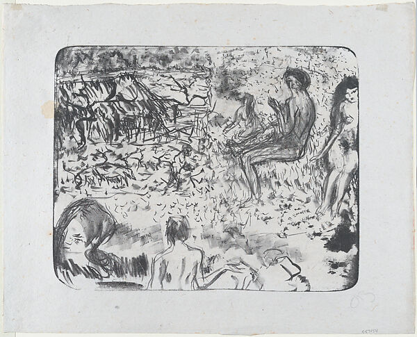 Nudes in the Fields, Pierre Bonnard (French, Fontenay-aux-Roses 1867–1947 Le Cannet), Lithograph 