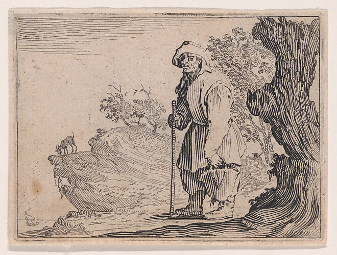 Le Paysan Portant son Sac (The Peasant Carrying his Sack), from Les Caprices Series B, The Nancy Set