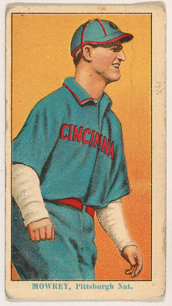 Mike Mowrey, Pittsburgh, from Coupon Cigarettes Baseball Issue, 1914-1916, Coupon Cigarettes, Commercial color lithograph 