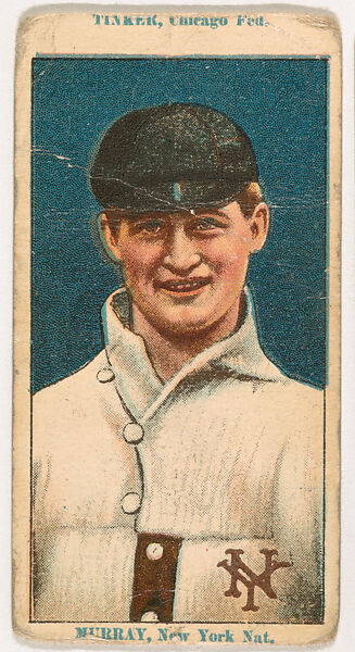 Red Murray, New York, from Coupon Cigarettes Baseball Issue, 1914-1916, Coupon Cigarettes, Commercial color lithograph 