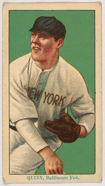 Jack Quinn, Baltimore, from Coupon Cigarettes Baseball Issue, 1914-1916, Coupon Cigarettes, Commercial color lithograph 