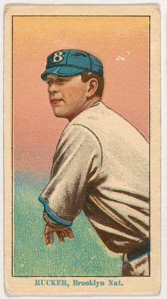 Nap Rucker, Brooklyn, from Coupon Cigarettes Baseball Issue, 1914-1916, Coupon Cigarettes, Commercial color lithograph 