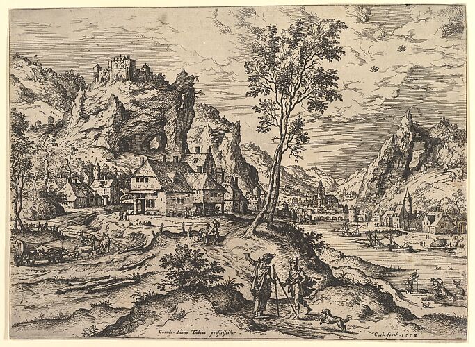 Tobit from Landscapes with Biblical and Mythological Scenes