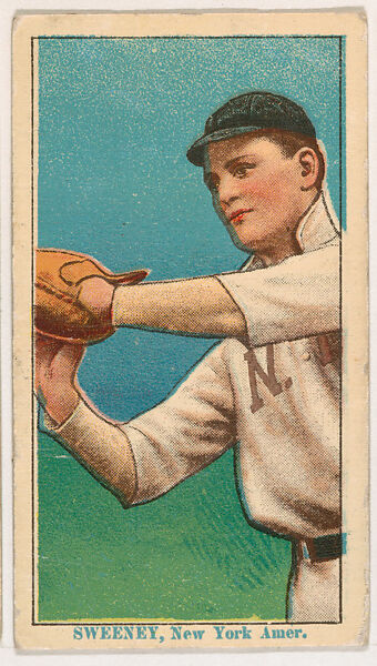 Jeff Sweeney, New York, from Coupon Cigarettes Baseball Issue, 1914-1916, Coupon Cigarettes, Commercial color lithograph 