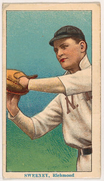 Jeff Sweeney, Richmond, from Coupon Cigarettes Baseball Issue, 1914-1916, Coupon Cigarettes, Commercial color lithograph 